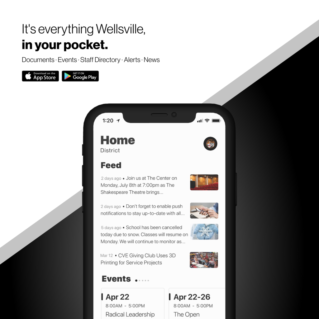 It's everything Wellsville, in your pocket. Click below to download the new Wellsville App on Google Play and App Stores.