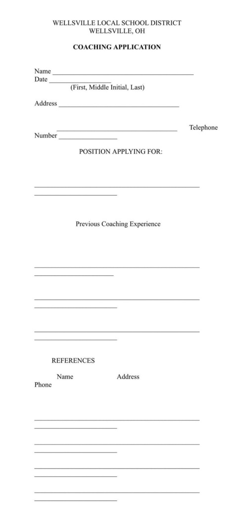 coaching application